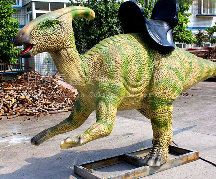 骑乘仿真恐龙、互动游乐恐龙模型