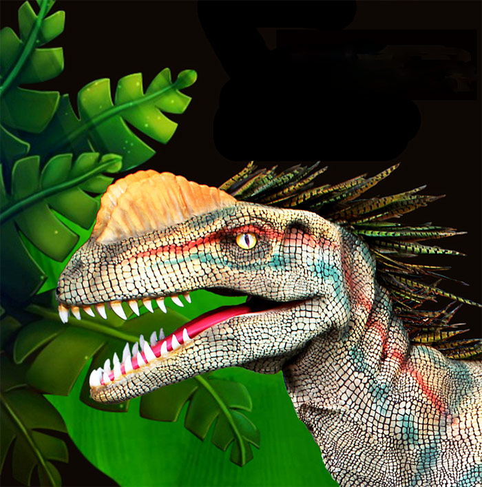 恐龙皮套-互动游乐恐龙模型